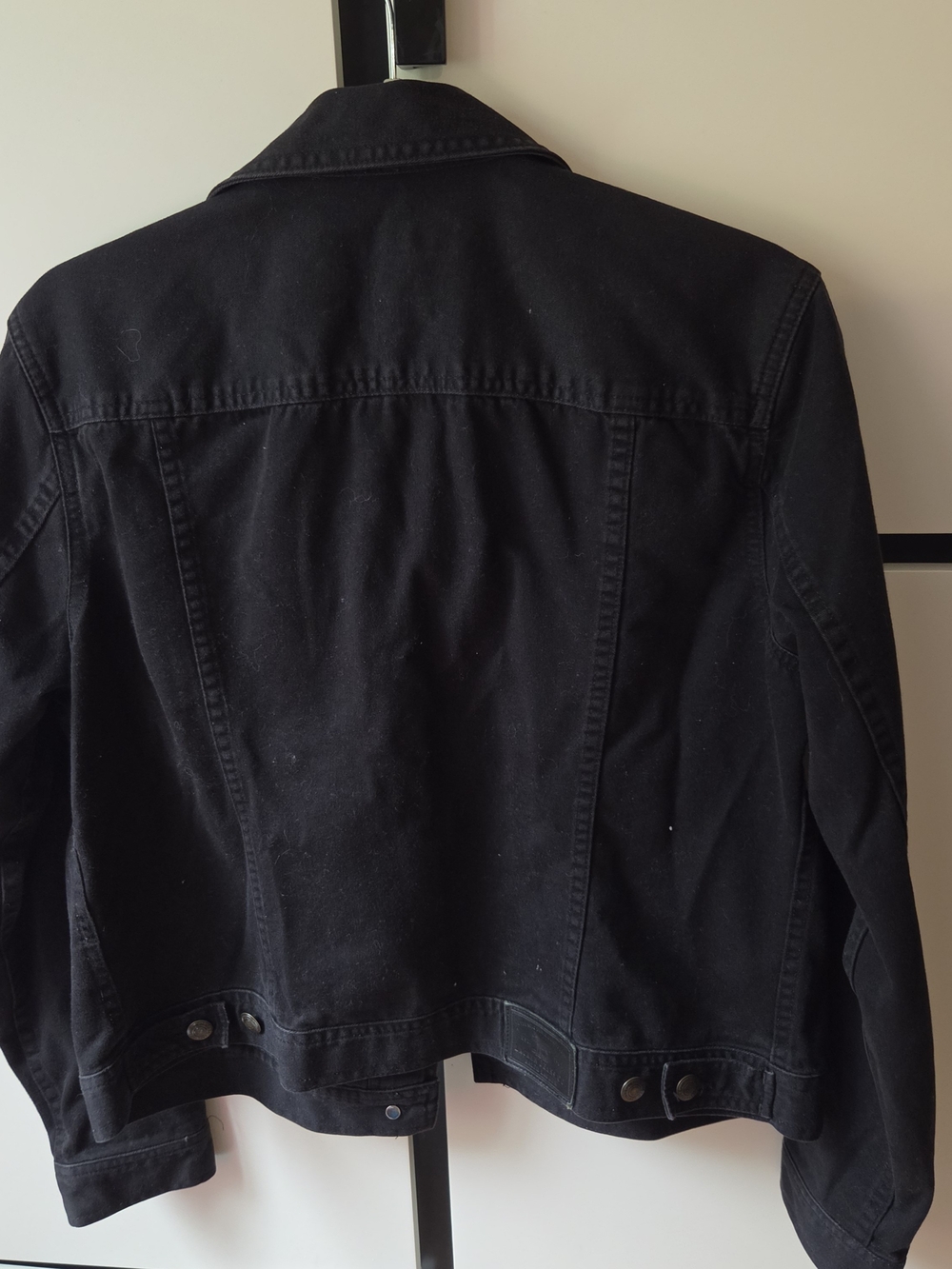 Ralph Lauren Black Denim Trucker Jacket - Picture 2 of 5
